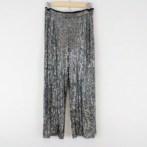 Code x Mode Sequin Pants Wide Leg - Picture 2 of 9